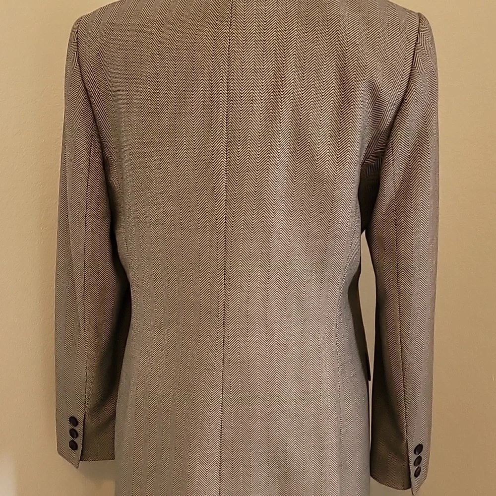 Kasper Herringbone Black Blazer - Picture 3 of 5